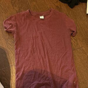 TNA Burgundy Crew Neck Tee